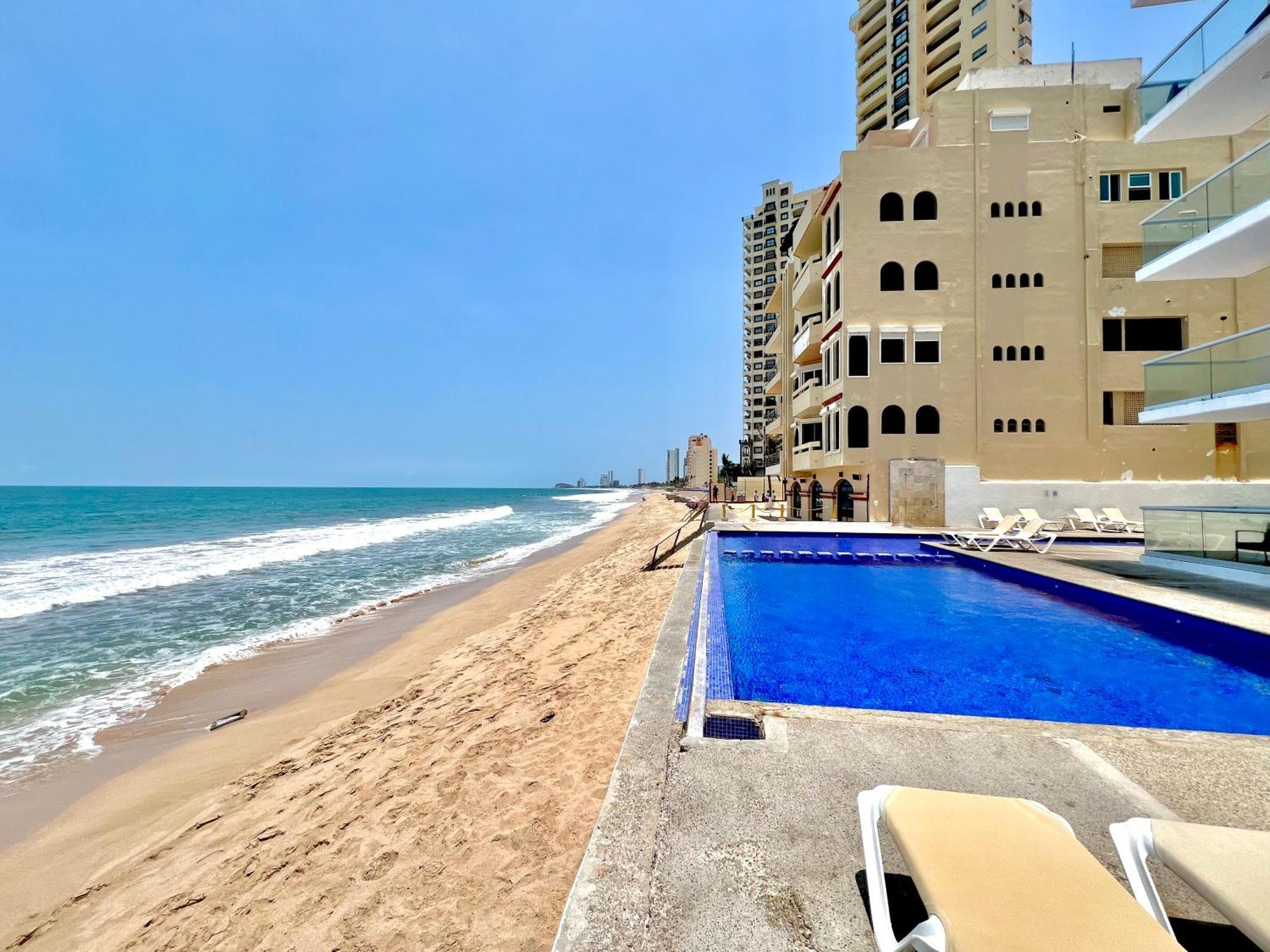 Apartamento Marina Del Sol 402 Vista Al Mar Mazatlán Exterior foto