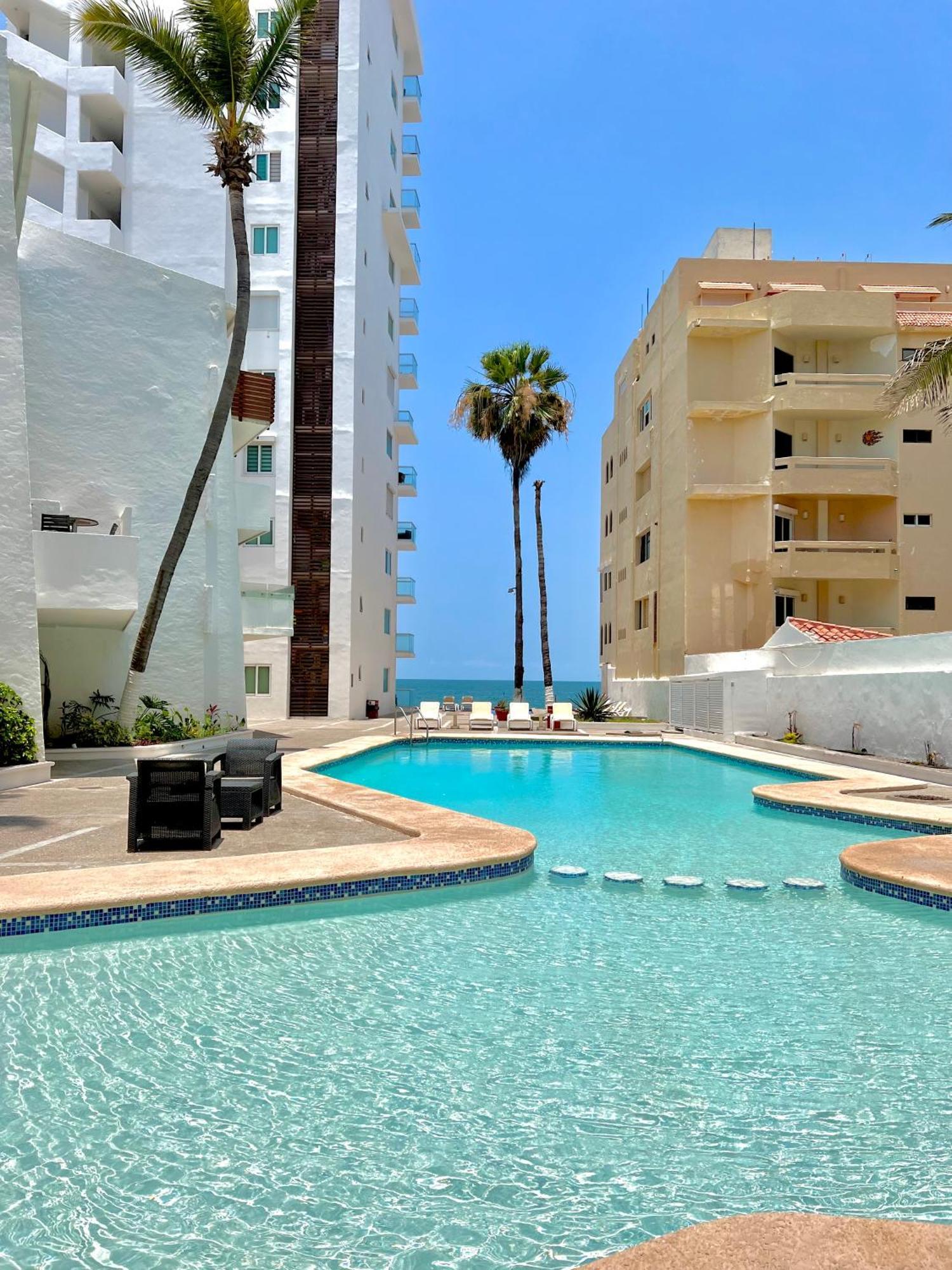 Apartamento Marina Del Sol 402 Vista Al Mar Mazatlán Exterior foto