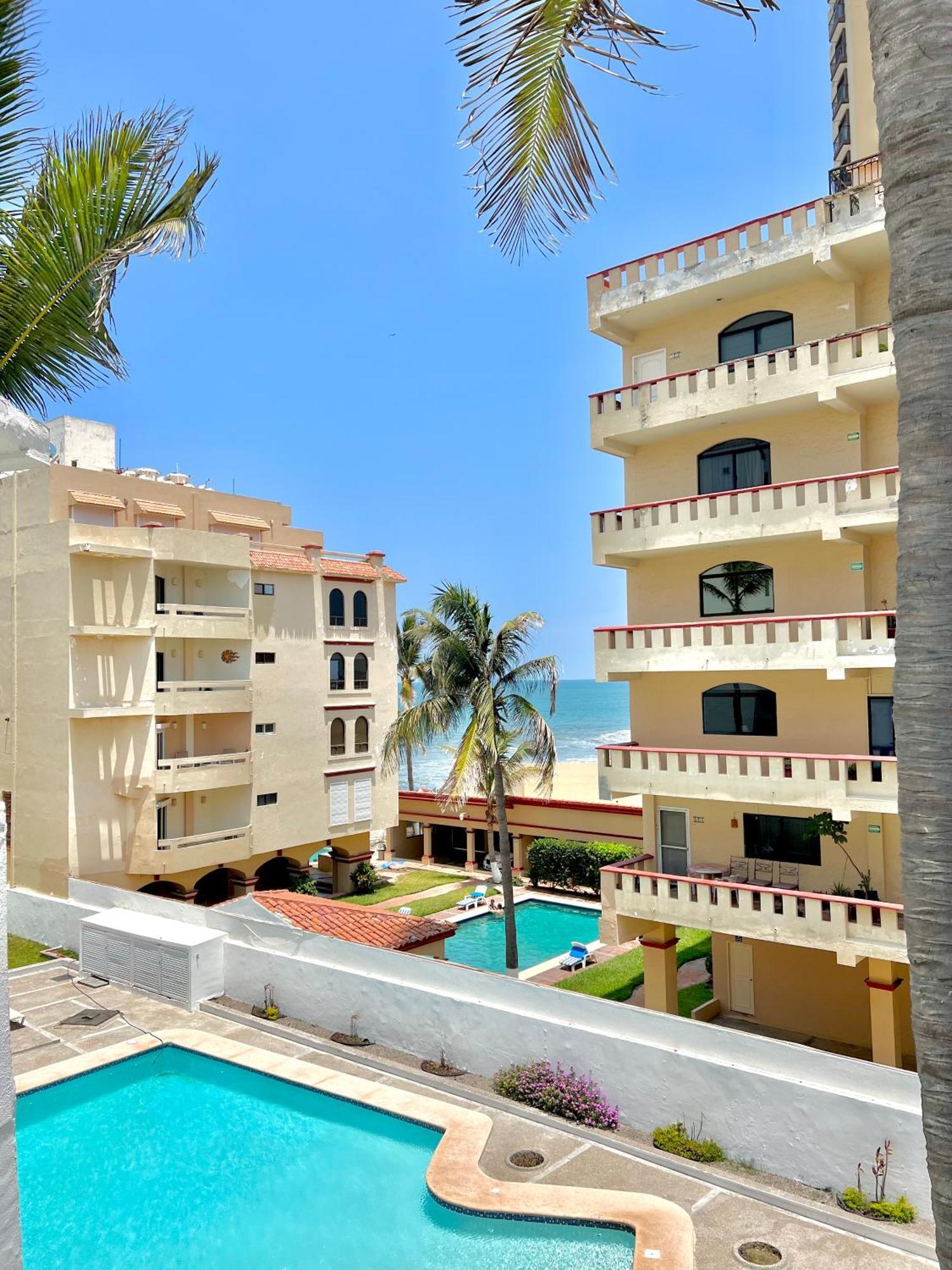 Apartamento Marina Del Sol 402 Vista Al Mar Mazatlán Exterior foto