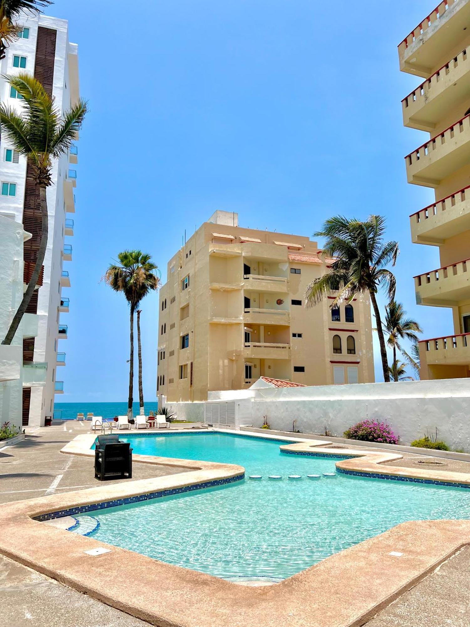 Apartamento Marina Del Sol 402 Vista Al Mar Mazatlán Exterior foto