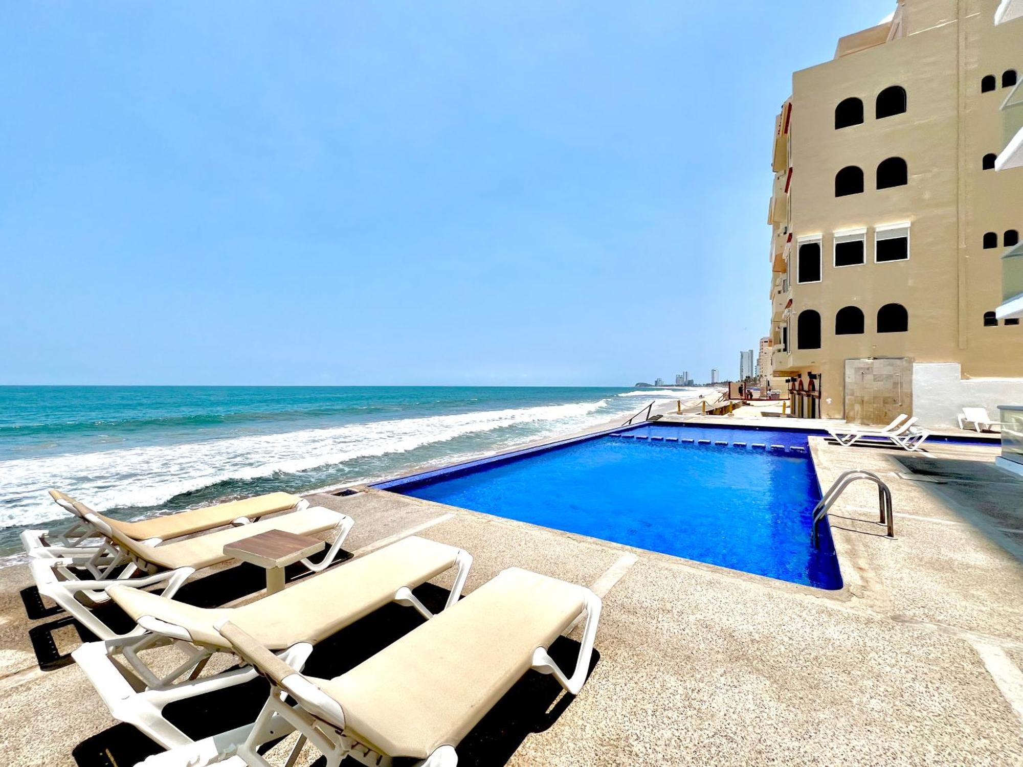 Apartamento Marina Del Sol 402 Vista Al Mar Mazatlán Exterior foto