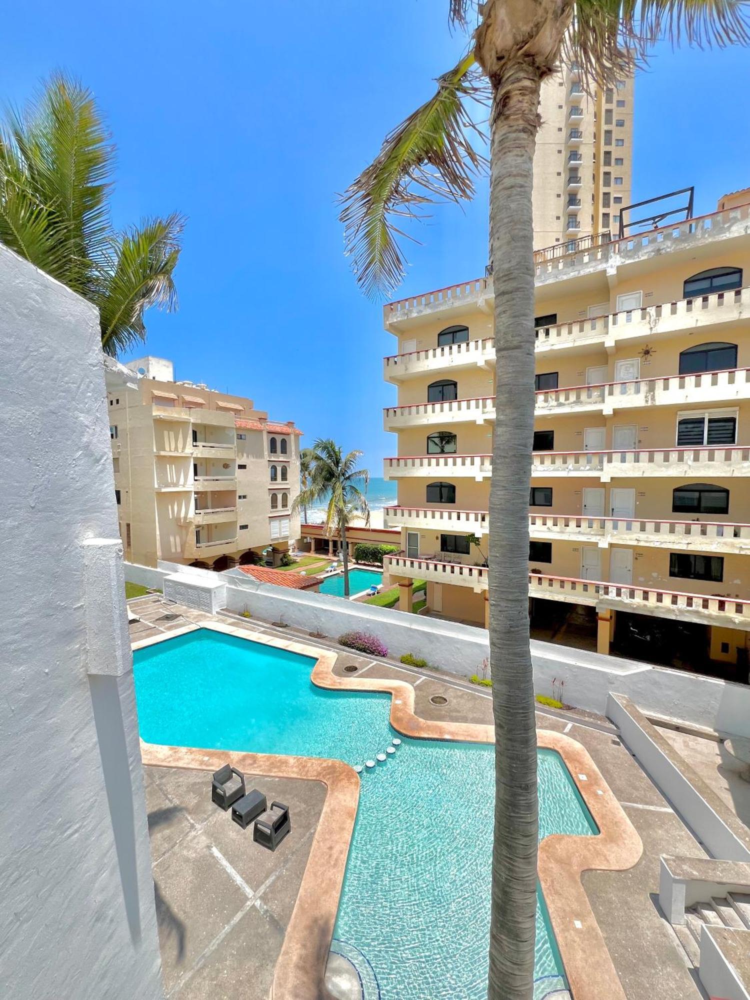 Apartamento Marina Del Sol 402 Vista Al Mar Mazatlán Exterior foto